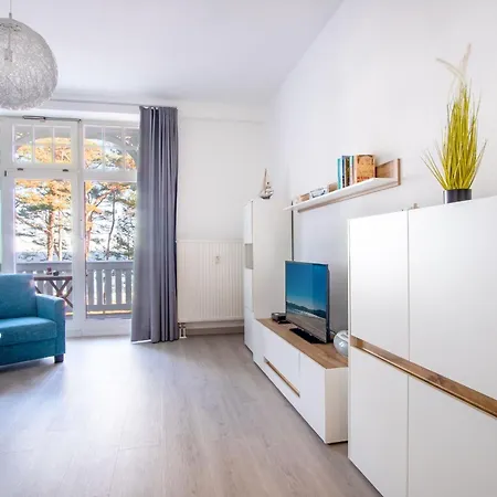 Appartement Strandidyll 6, Balkon Mit Meerblick